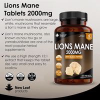 New Leaf Lions Mane Tablets 6 Month Supply